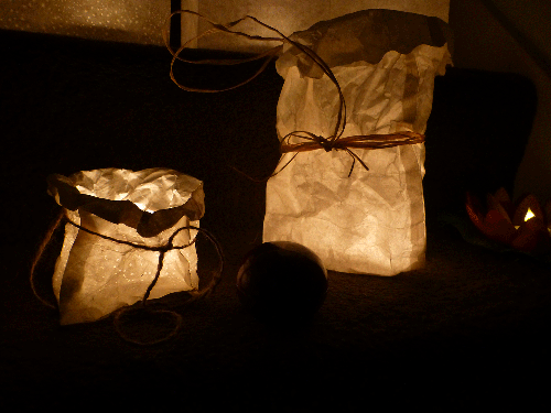 Luminary Candle Bags Decoration